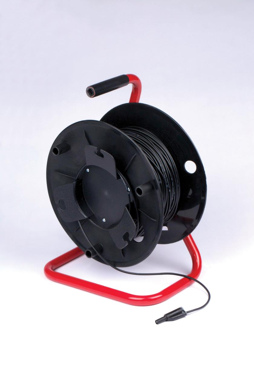 Elma kabeltromle, Sort, 50m, 1,0mm2