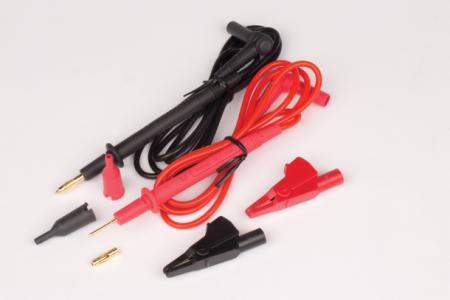 Prøveledningssæt m. ø2/4mm spids & krokodillenæb