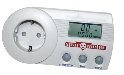 SparOmeter m. Schuko stik