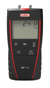 Kimo/Sauermann MP110S. Differenstrykmanometer: 0...±1000Pa